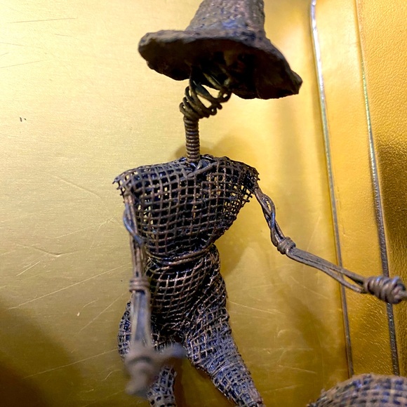 MID CENTURY MODERNIST ART WIRE SCUPTURE DRUMMER FIGURE 5.25” - Picture 6 of 11